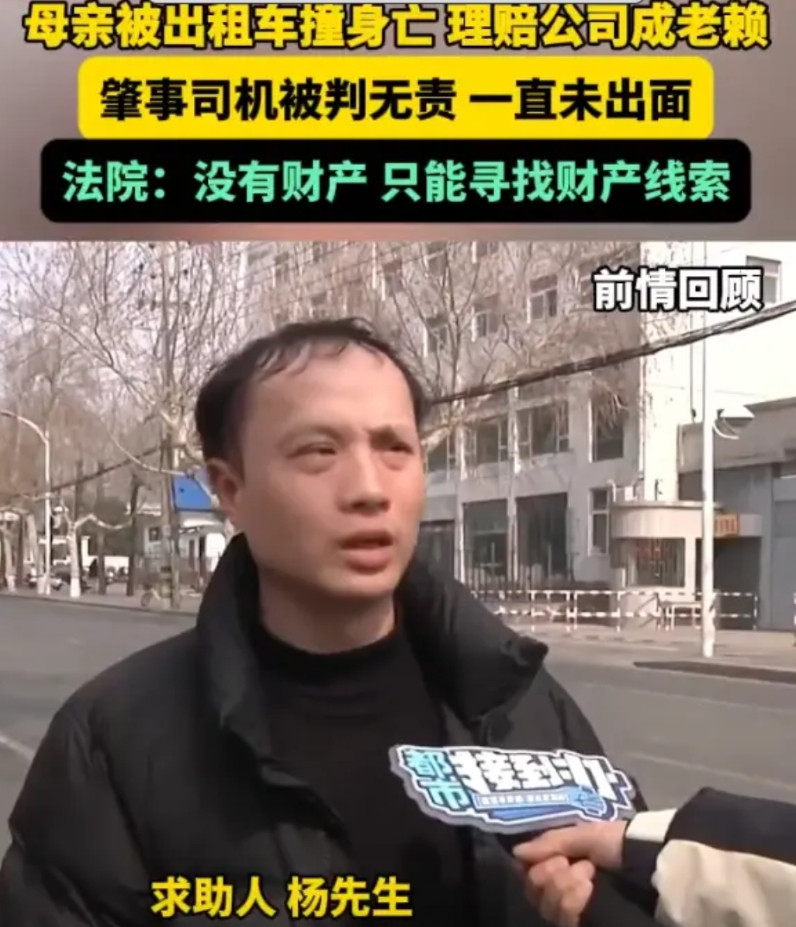 河南，一男子的母亲不幸遭出租车撞飞，经抢救无效而亡，法院经过二审判决司机承担全部