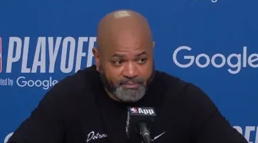 NBA季后赛，骑士历经加时117-113战胜活塞，目前，活塞系列赛大比分2-3落
