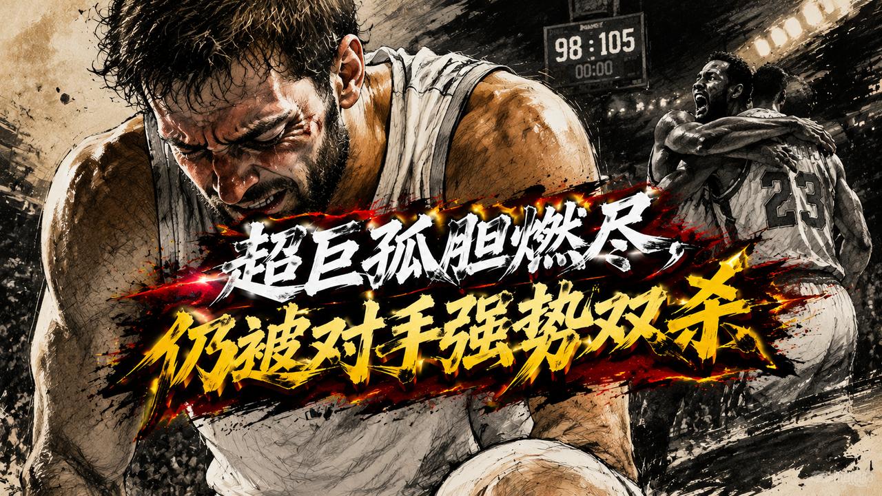 最终还是迎来了被马刺队强势双杀的命运，但爱德华兹这名顶级超巨已经燃尽一切，可为何