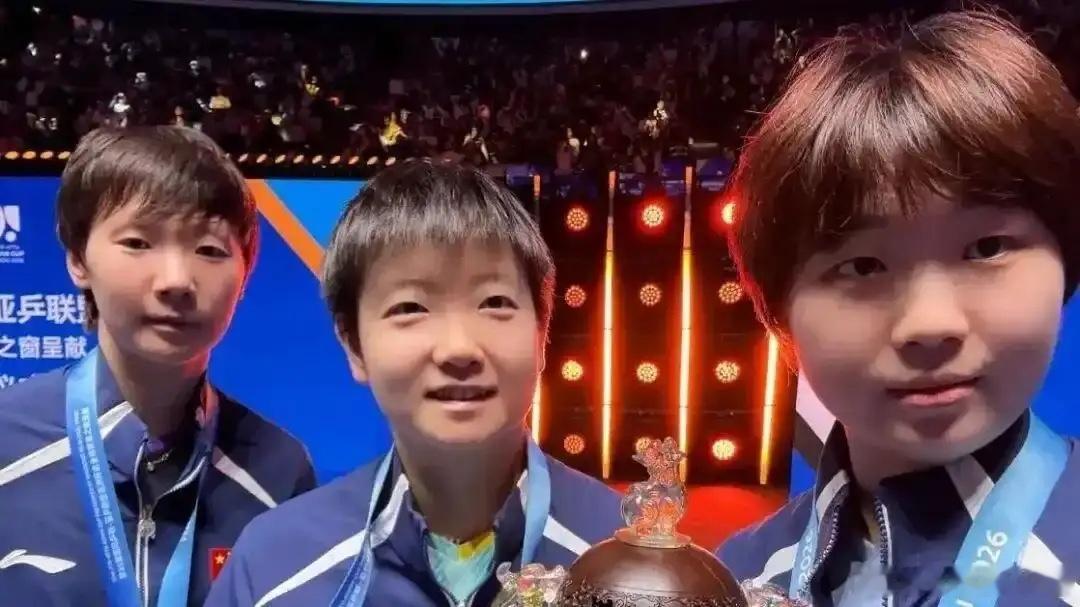 中国大满贯一结束，洛杉矶奥运的国乒名单就基本浮出水面。女队三人组成型：孙颖莎、王