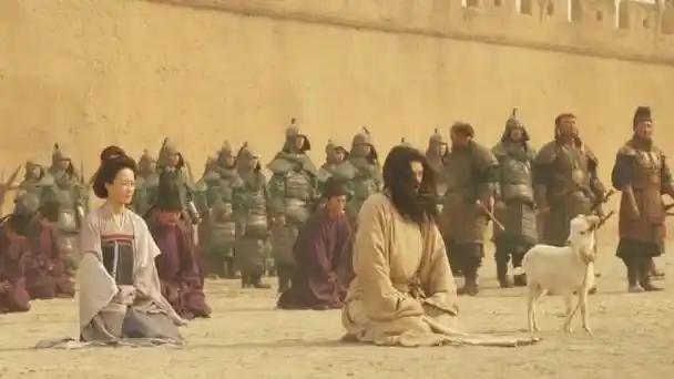 石重贵：请允许我行牵羊礼。耶律德光：你不配！公元946年，年底，耶律德光准