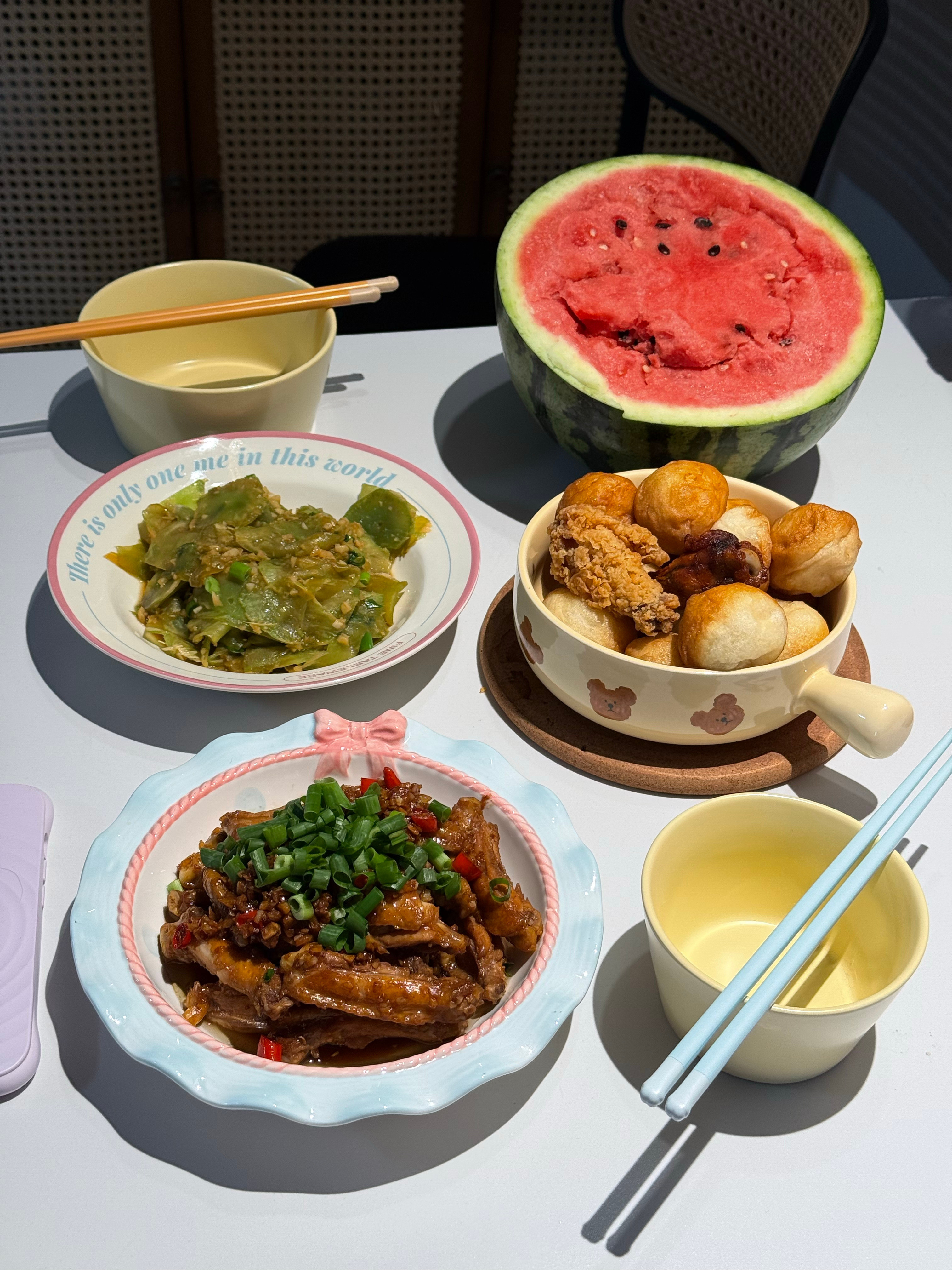 今天是真的做了大餐​​​