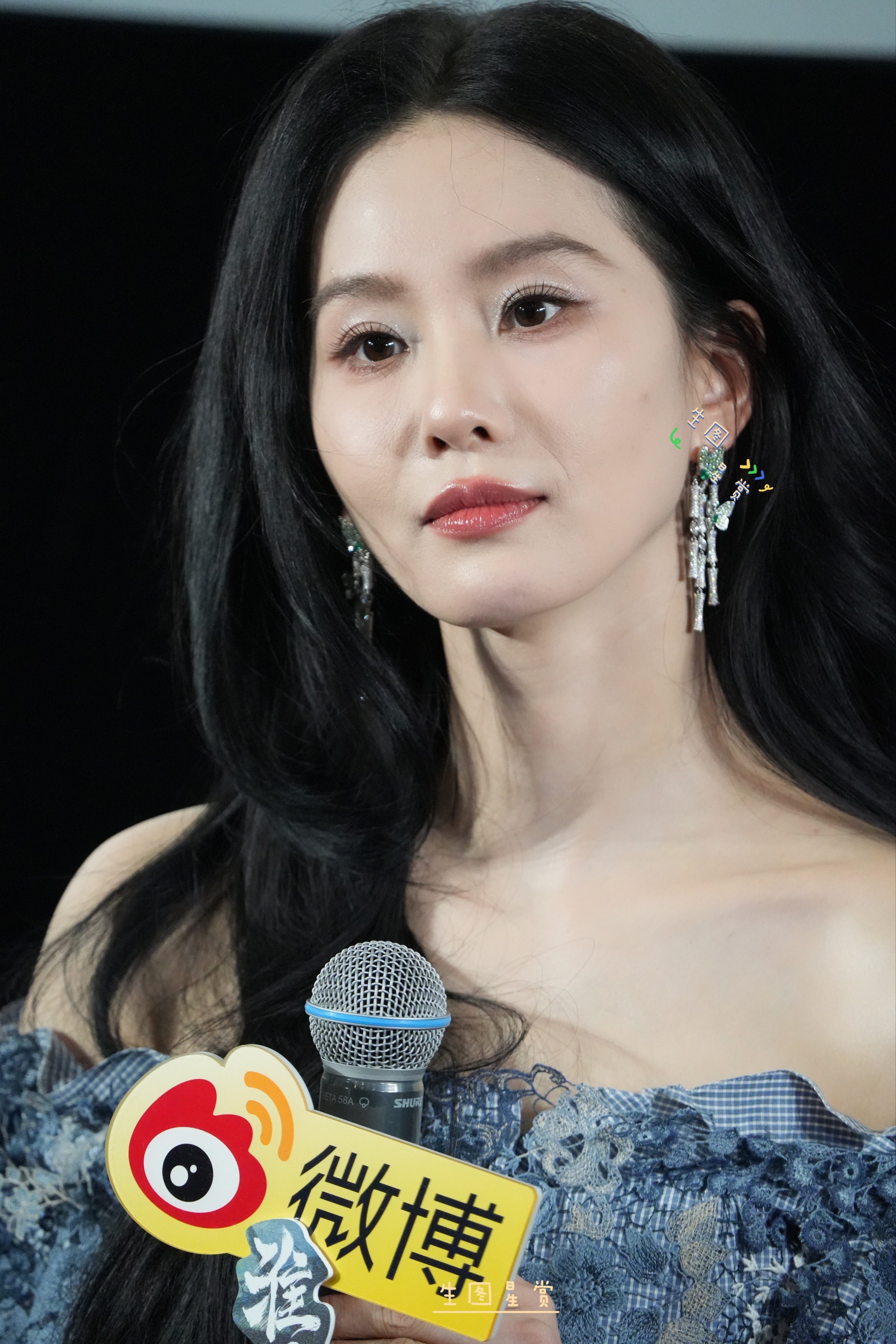 刘诗诗淮水竹亭路演返图，如诗如画，东方美人[比心]💙刘诗诗