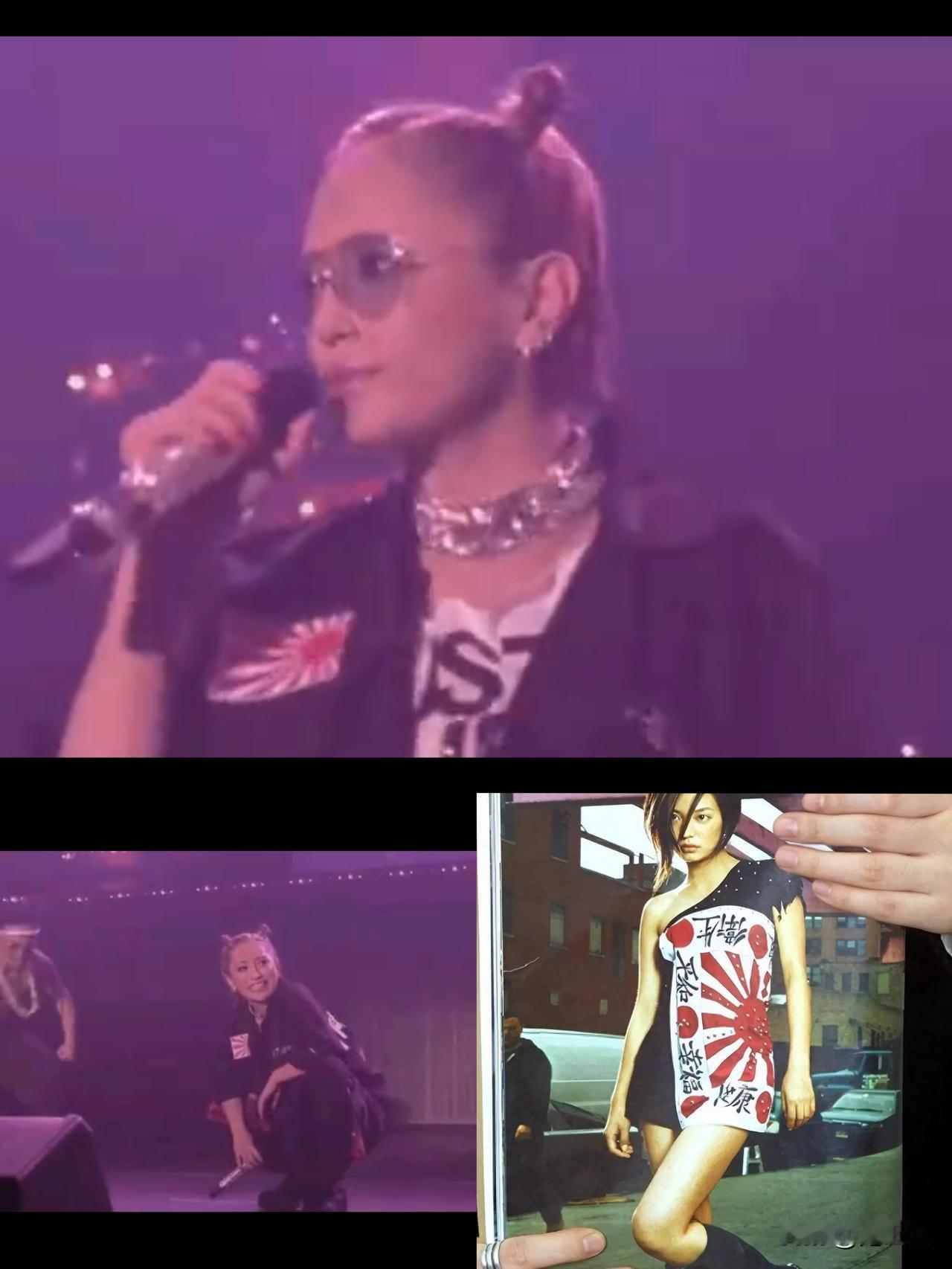 这下知道流行巨星滨崎步的演出为啥被取消了。看看她以前演出穿的都是什么服装。自