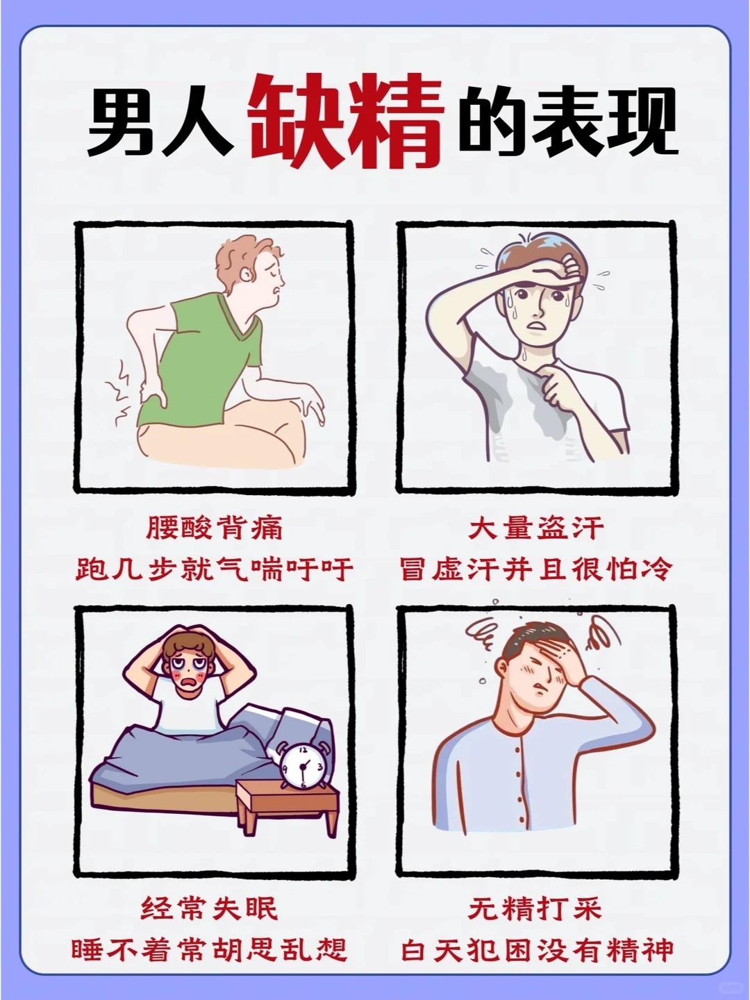 男人缺精的表现~精力下降？久备不孕？