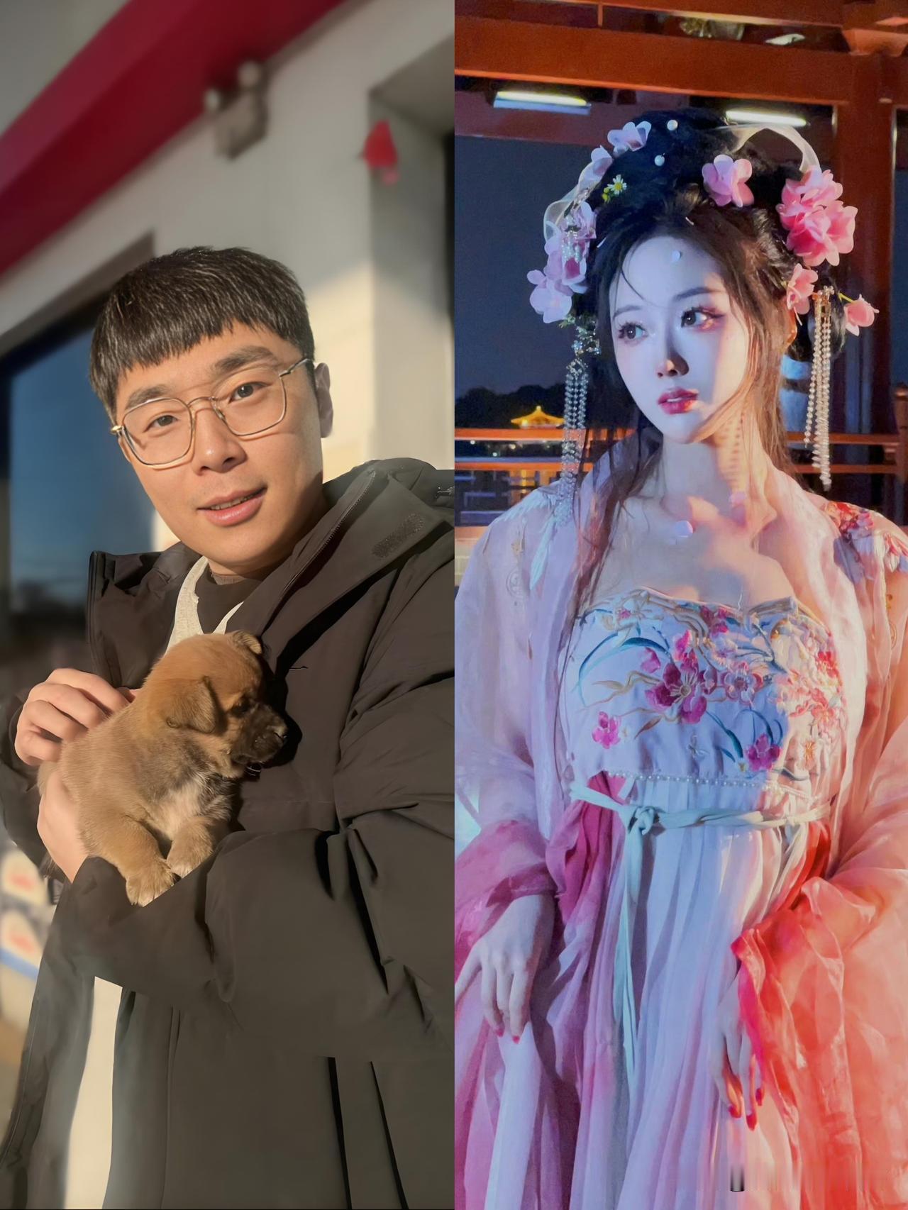 这算不算“狗狗相惜”？昨日，德云社宝藏演员张九南，加油站给座驾加油之时，跟一