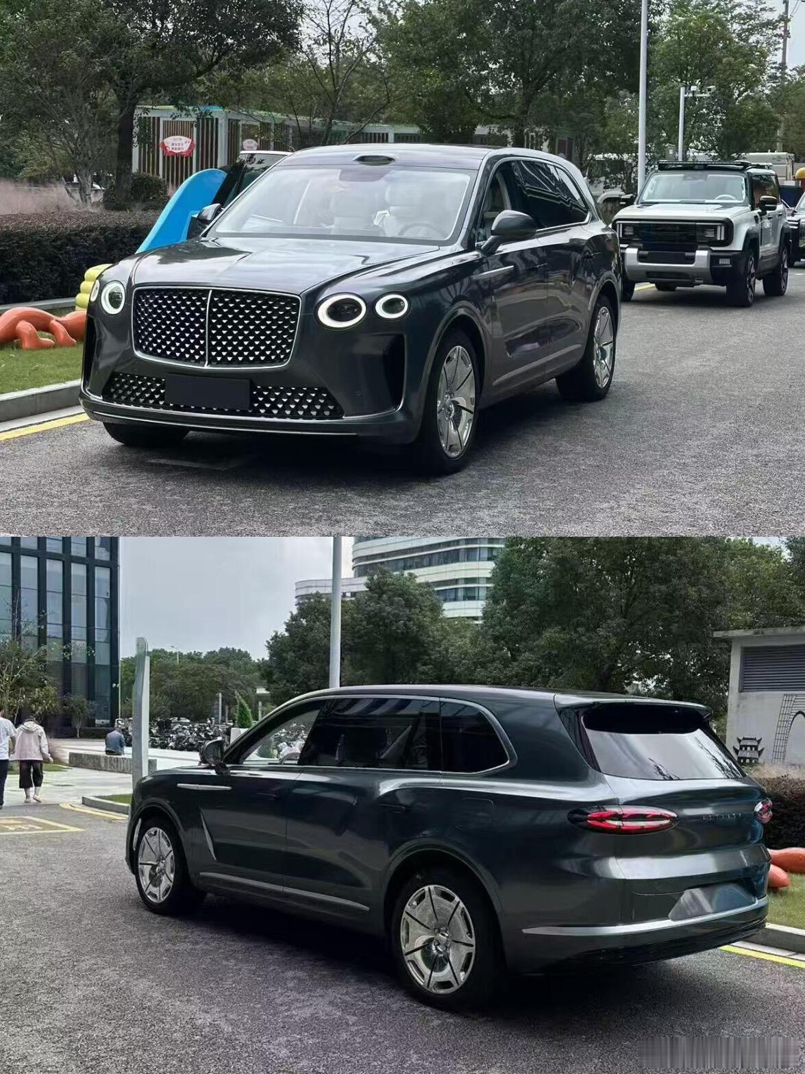 大v聊车国产宾利添越…添乱？？又有网友拍到了新车带激光雷达的“宾利添越”说实话