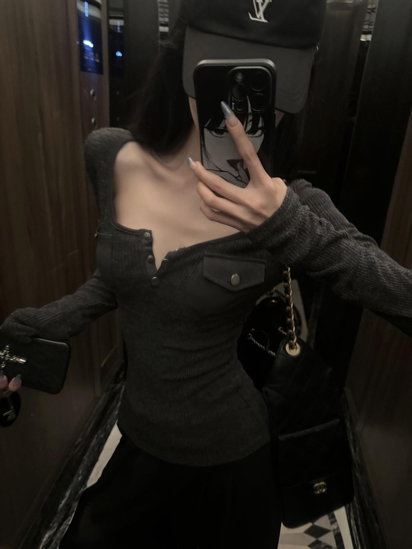 终于可以穿长袖了。