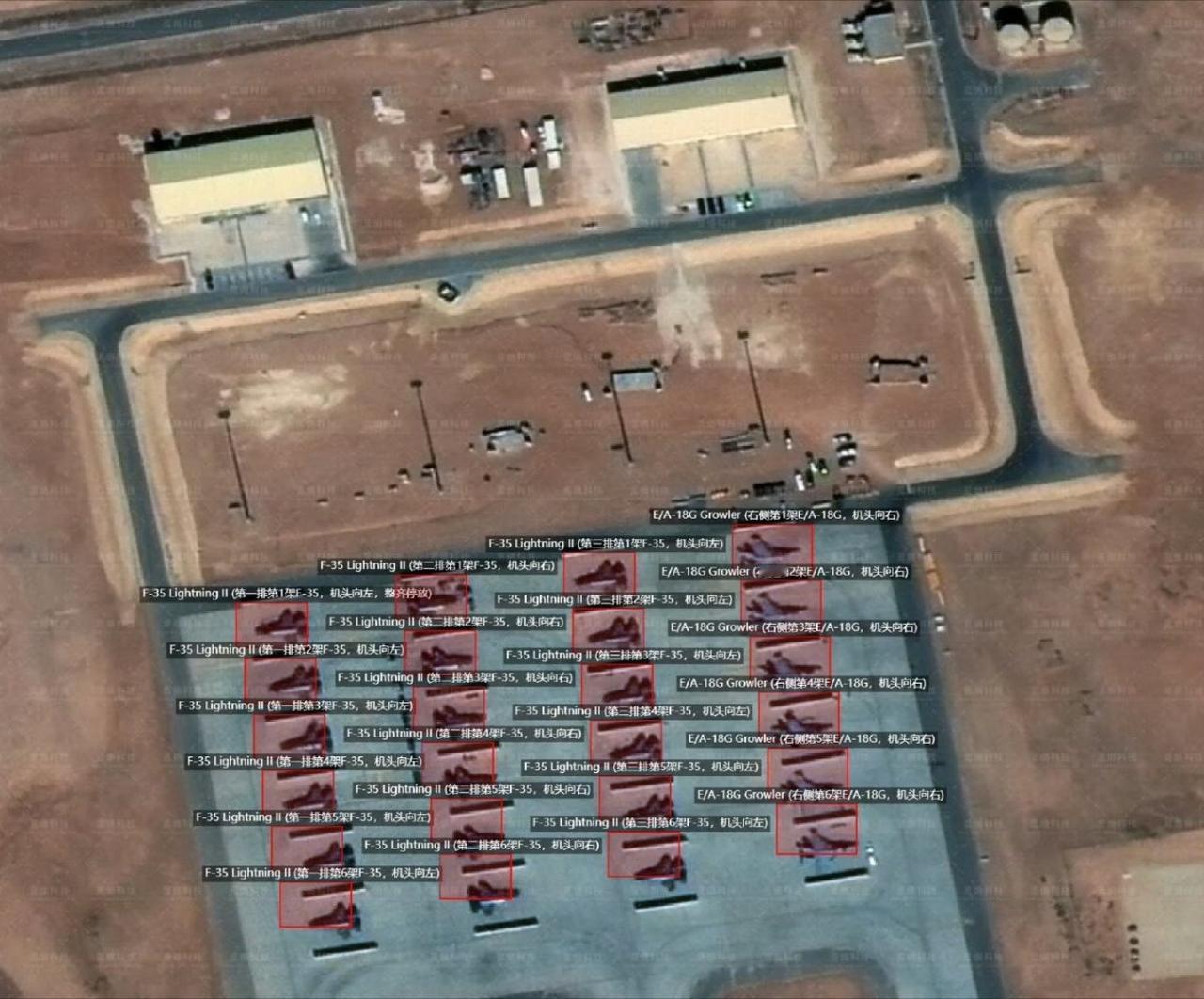 已经告诉伊朗了，战机密密麻麻布满机场，这排兵布阵表明：箭已经在弦上！准备见证历