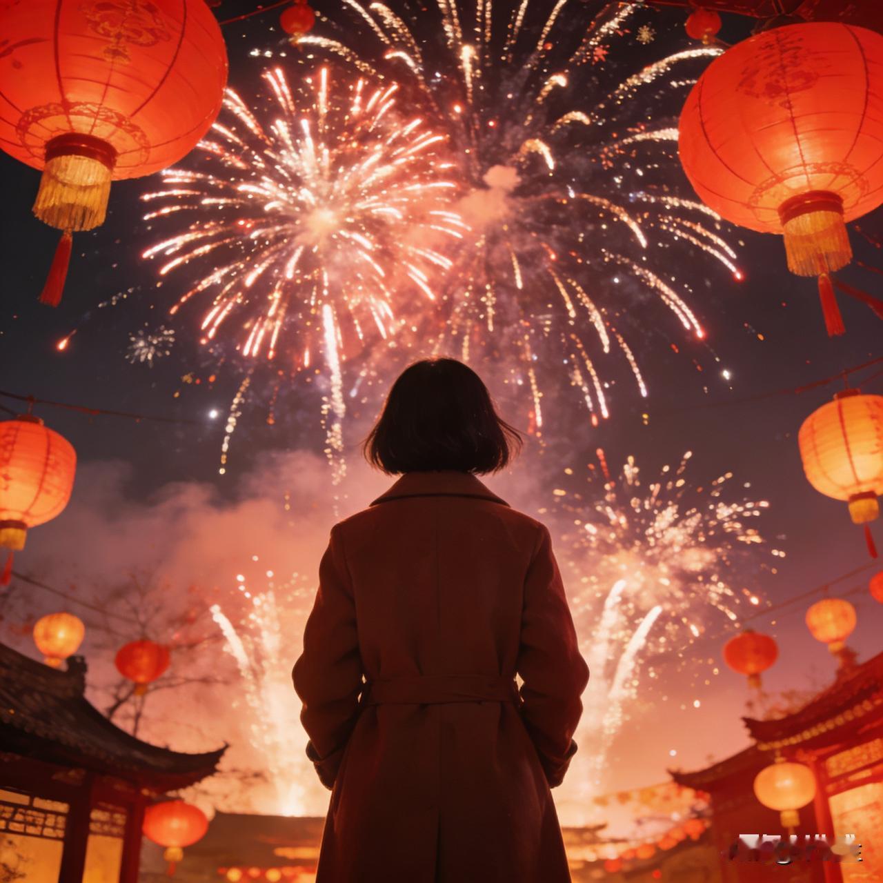 年小时候年，是父亲车筐里，油纸包的点心上面的福字，红得香甜是母亲灯下，