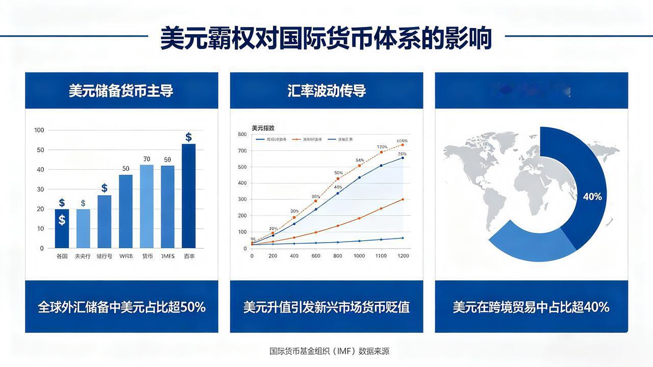 美元作为全球超四成的贸易结算货币和约六成的储备货币，使美国拥有“铸币税”特权。通