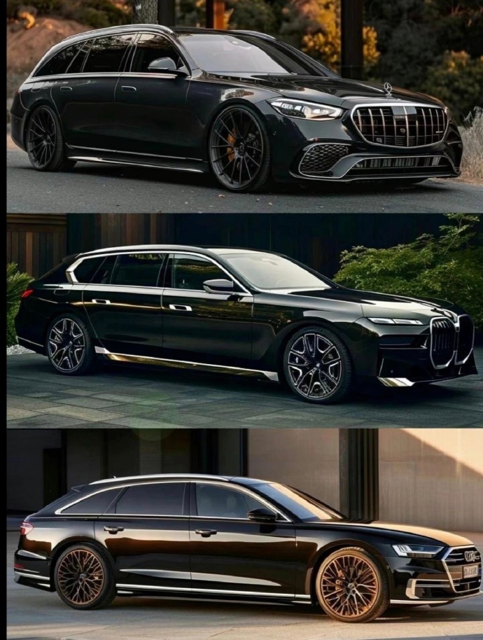 汽车当行政级别轿车穿上瓦罐装！奔驰S旅行版宝马7系旅行版奥迪A8旅行版你更