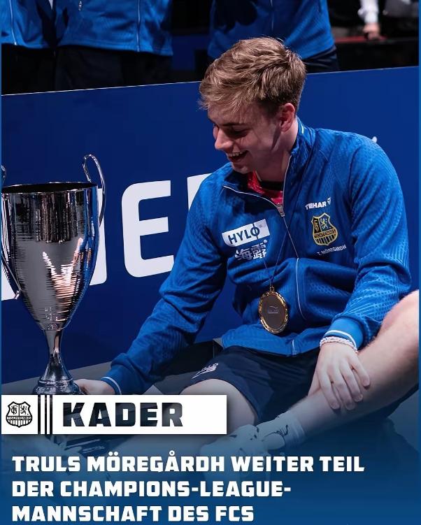 雷加德续约萨尔布吕肯2026赛季！不过小莫仍然只打欧冠，并不打德甲。不出