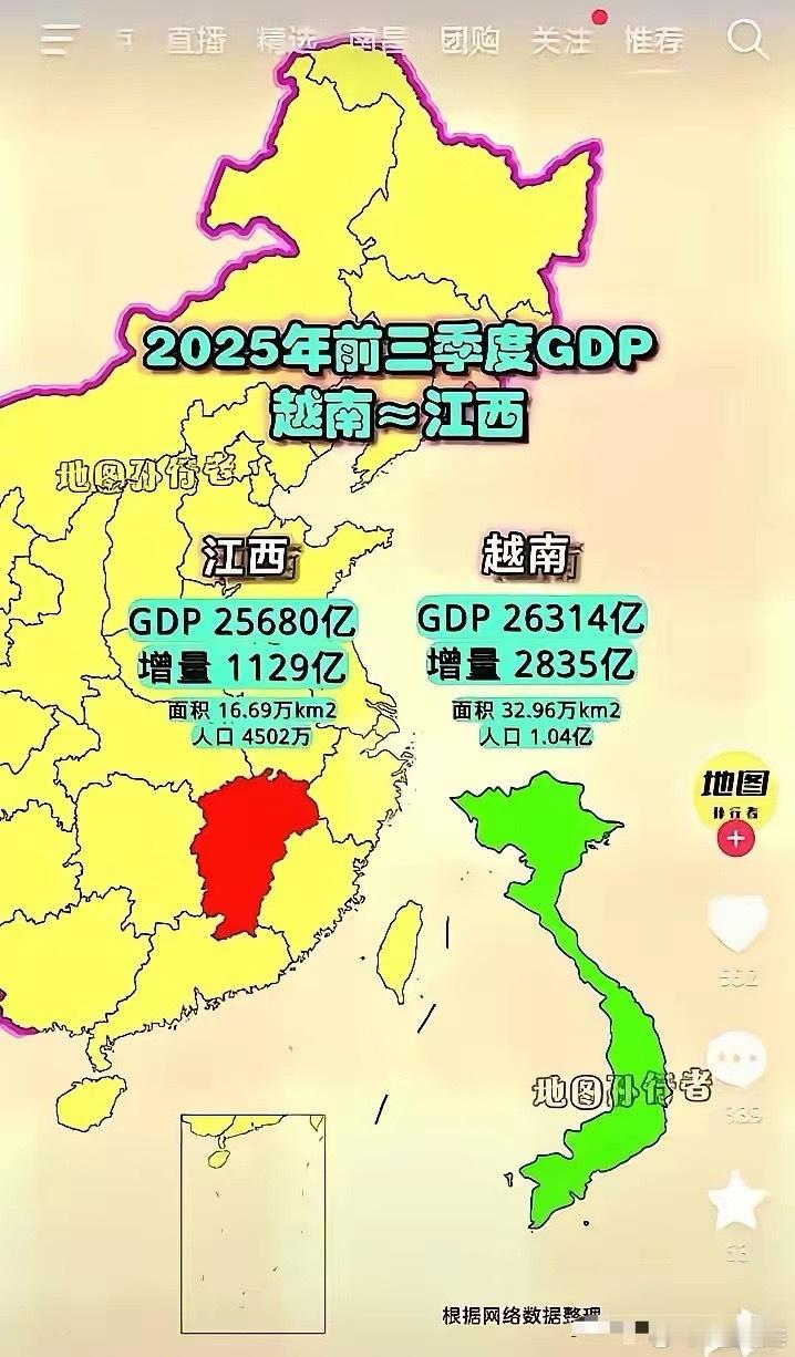 越南吹捧者们，过来看一看。被你们快捧成发达国家的越南，有着一亿多人口，今年前三季