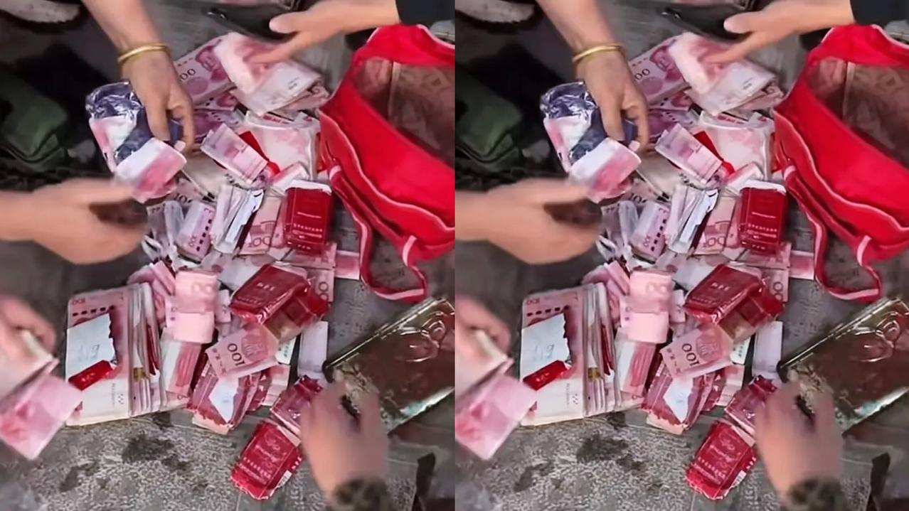 一个一辈子捡垃圾、穿旧衣的孤寡老人,会把最“宝贝”的东西全藏在破鞋、旧包里
