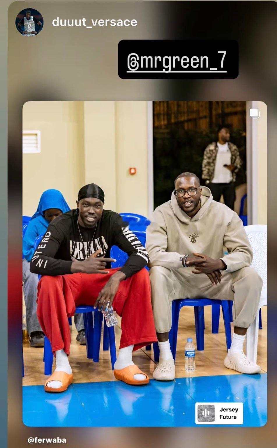 北京首钢北京男篮离开北京男篮的“大菠萝”马帝昂更新社交媒体。