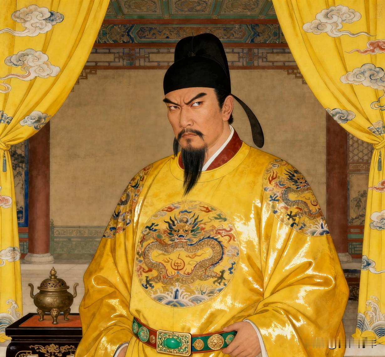 朱高炽的太子生涯：一脚踏在人间，一脚踏在地狱。朱高炽是猛人皇帝朱棣嫡长子，虽