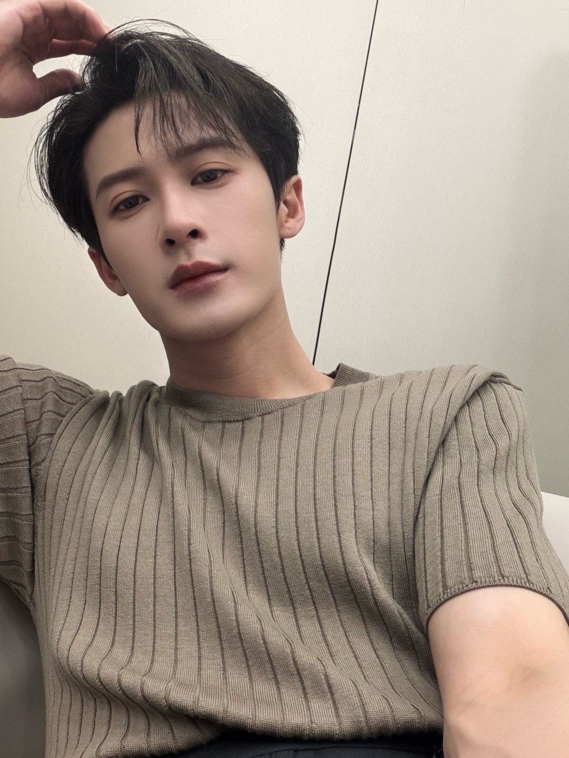 胸肌根本藏不住