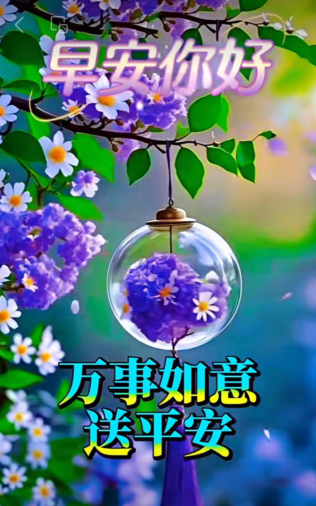 今生有緣才相遇，時時刻刻總惦記，念念不忘有牽掛，相見不多在心裏，清晨問候