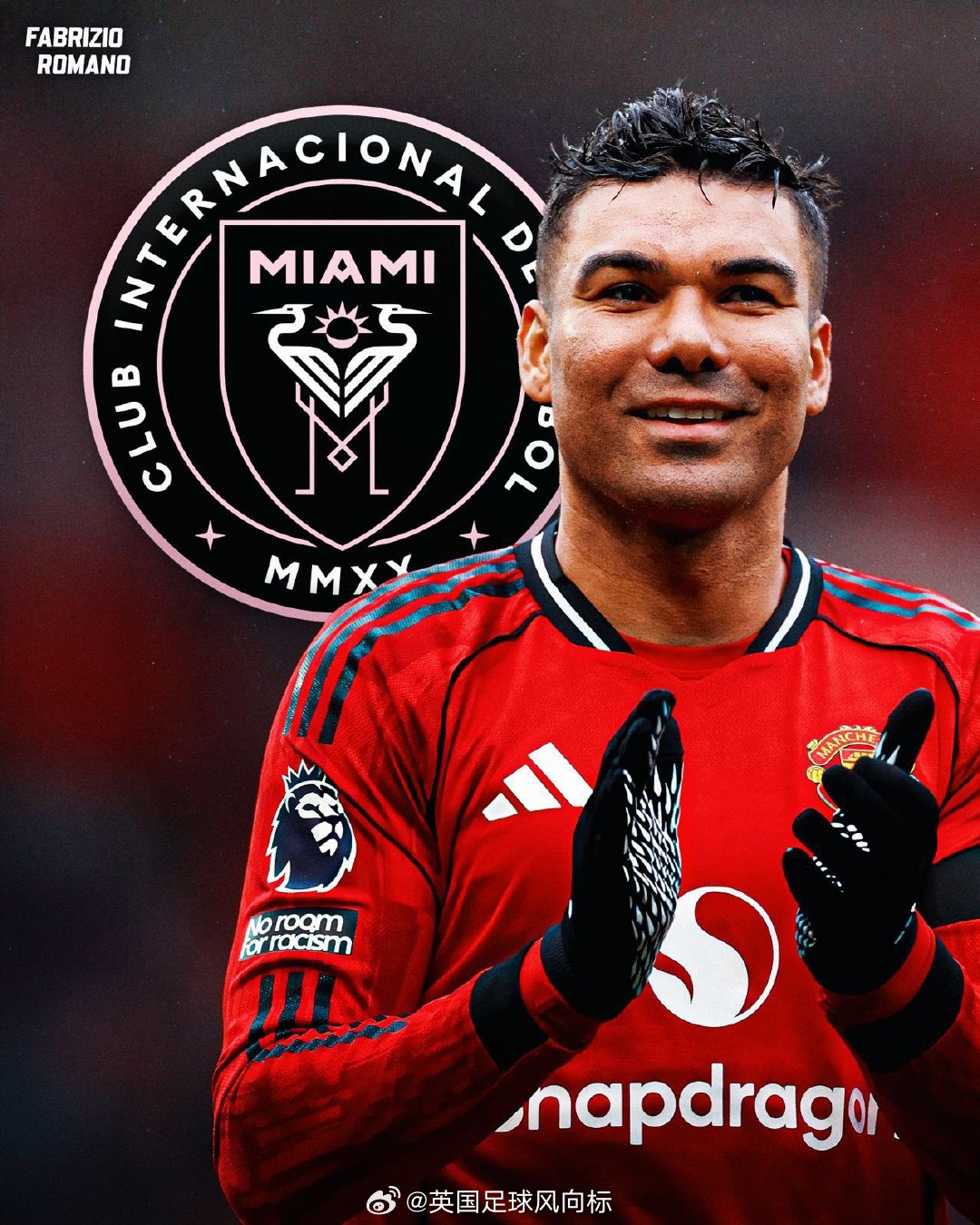 【迈阿密国际免签卡塞米罗】罗马诺消息：美职联球队迈阿密国际遇，已经开始与卡塞米罗