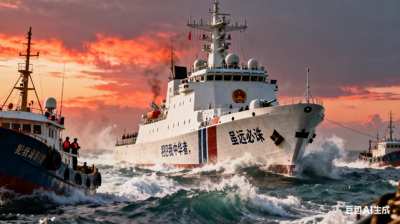 钓鱼岛红线不容碰！中国海警硬核驱离12月2日，日“瑞宝丸”号渔船擅自闯入我