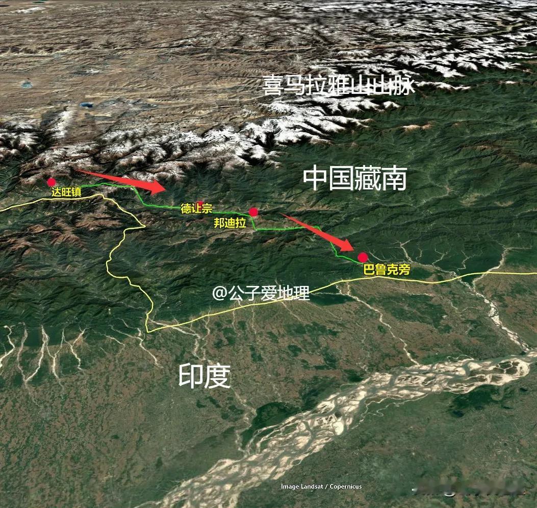 我国藏南最南的城镇，解放军曾远远看了一眼，印度正加紧建设铁路！你有没有见过一张