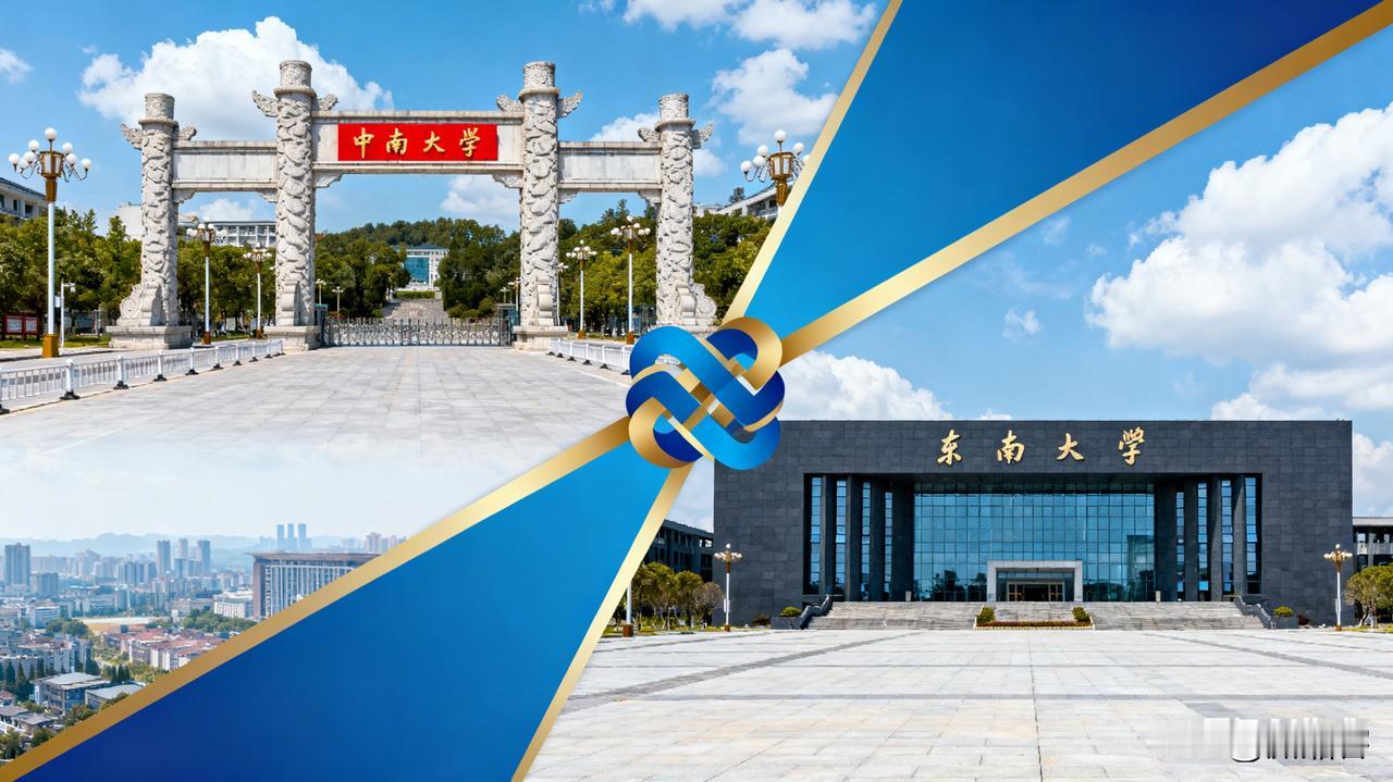 中南大学VS东南大学,相同的专业孰强孰弱一目了然,东南虽然整体上完胜中南大学,不