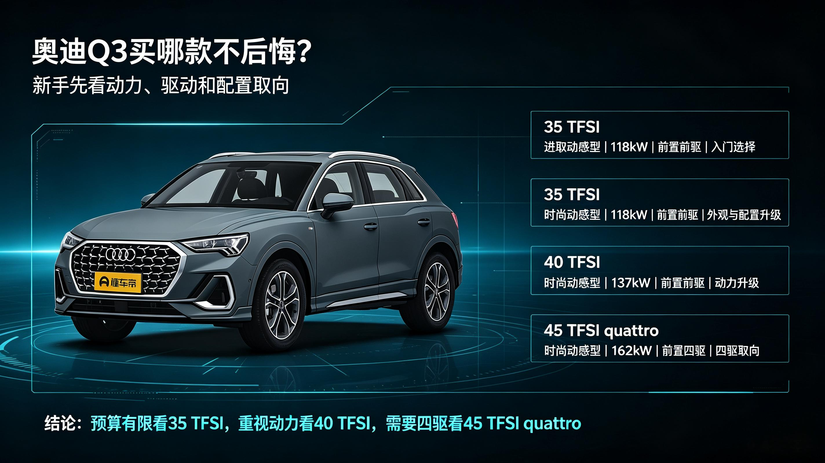 奥迪Q3买哪款不后悔