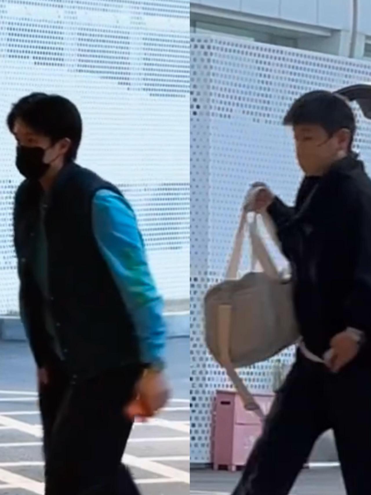 王楚钦、孙颖莎一同前往重庆站冠军赛，携带这个词用得特别好，一前一后的哥妹！楚钦