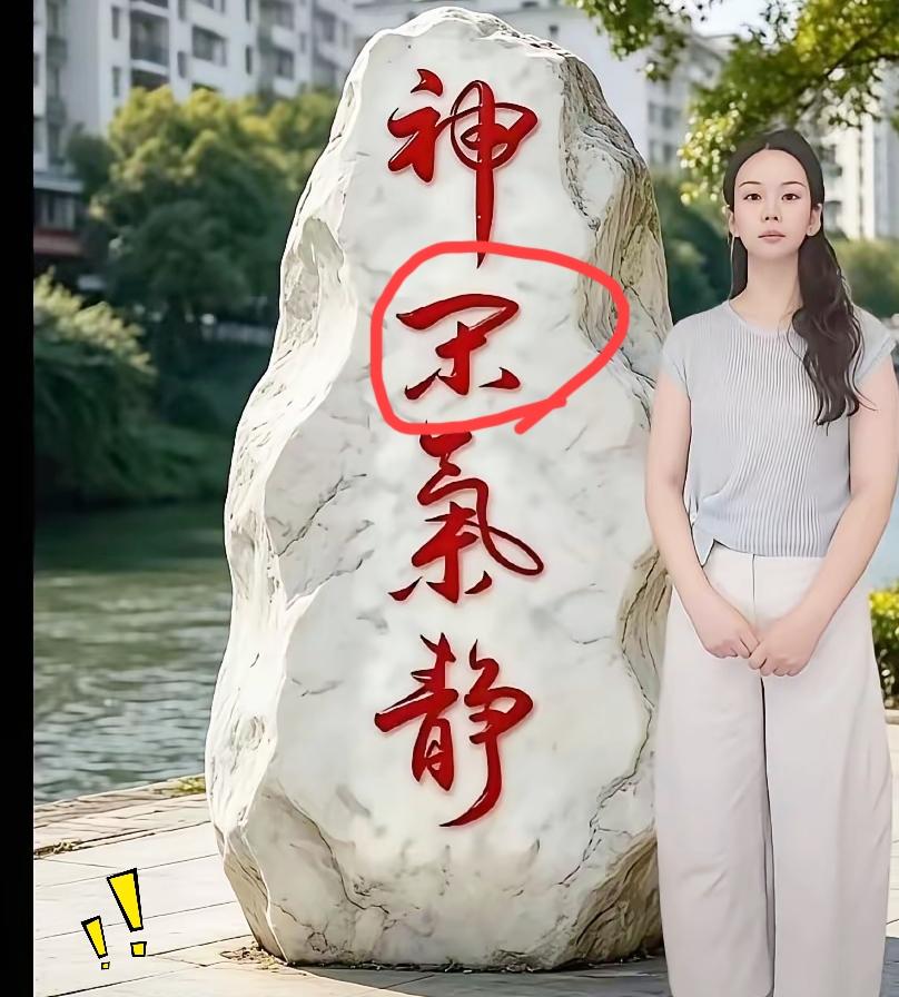 真有那么难吗？好多见过无数牌匾石刻的人，看见这块石头都愣住了。出门闲逛看到这处