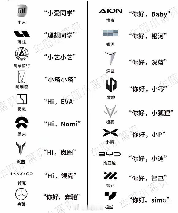 埃安的车机唤醒词给我整笑了