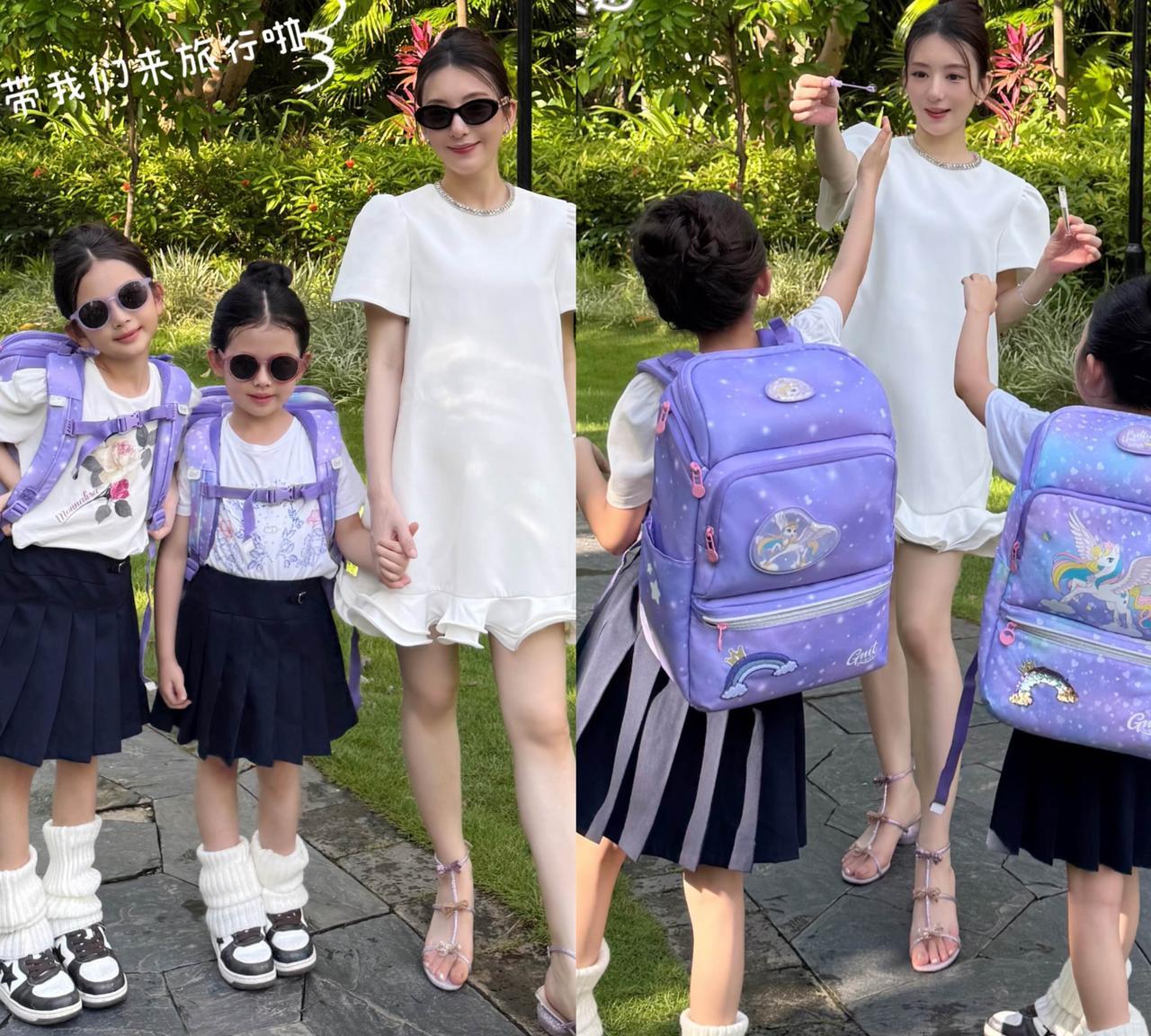 方媛晒出和俩女儿旅游美照，怀三胎都美美哒。方媛7.26在个人社交平台晒出旅游照，