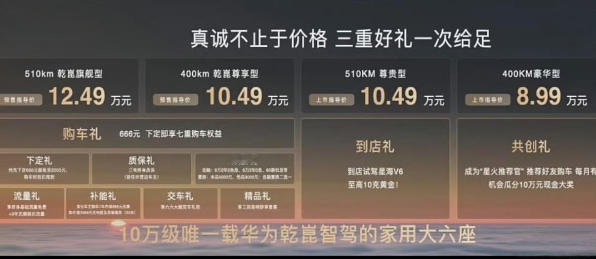 问大家一个问题，12万的华为乾崑大六座，只有我觉得划算吗？【来自懂车帝车友圈】