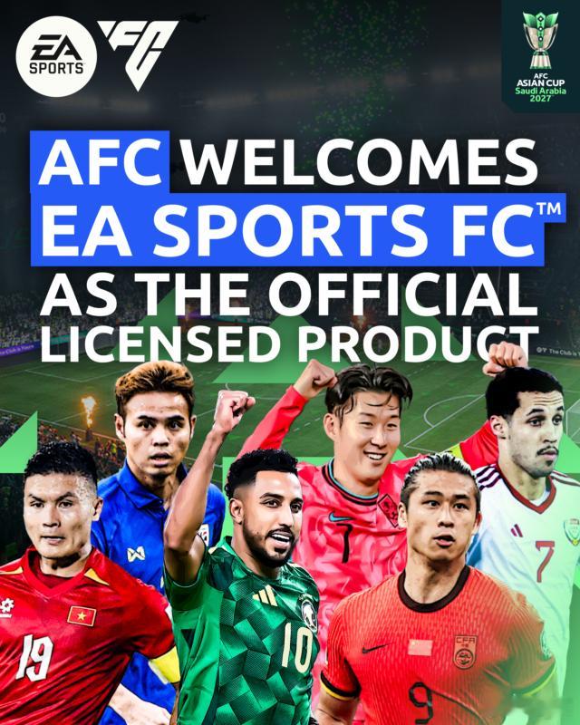 官宣！EASPORTS与亚足联达成合作协议，EASPORTSFC成为亚