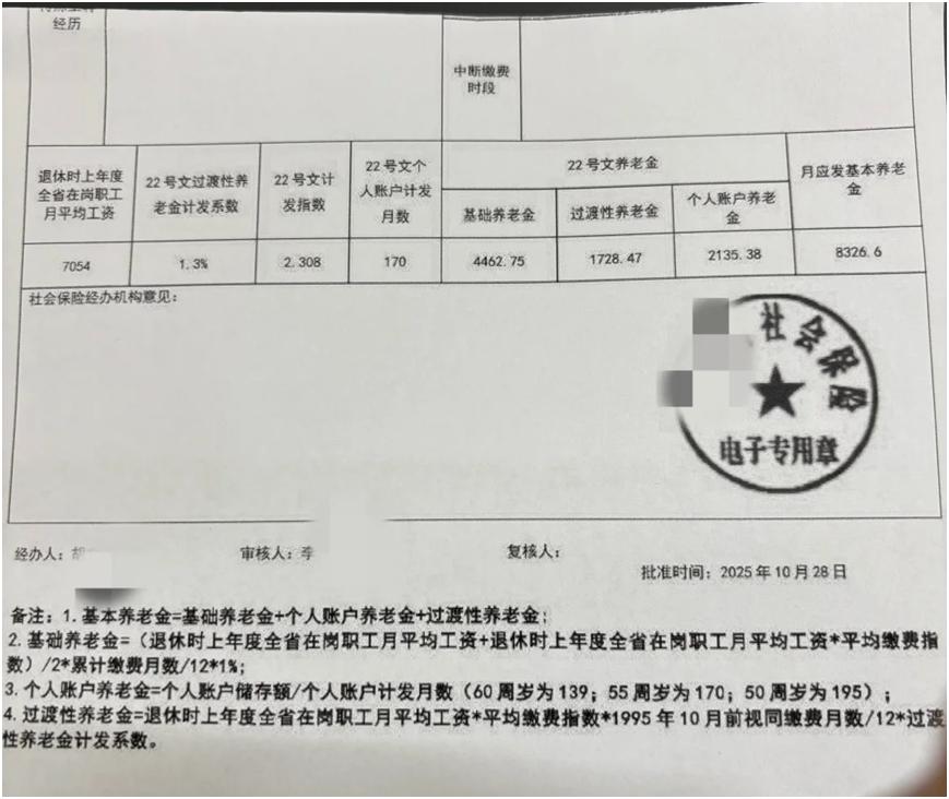 江西南昌女干部特殊经历形成的与众不同的退休养老金(解读)江西南昌企业职工202