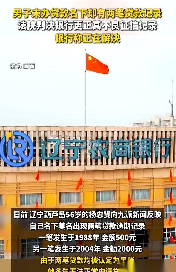 辽宁的老杨，撞上了一件邪门事。他去查征信，上面凭空冒出来两笔贷款。一笔是198