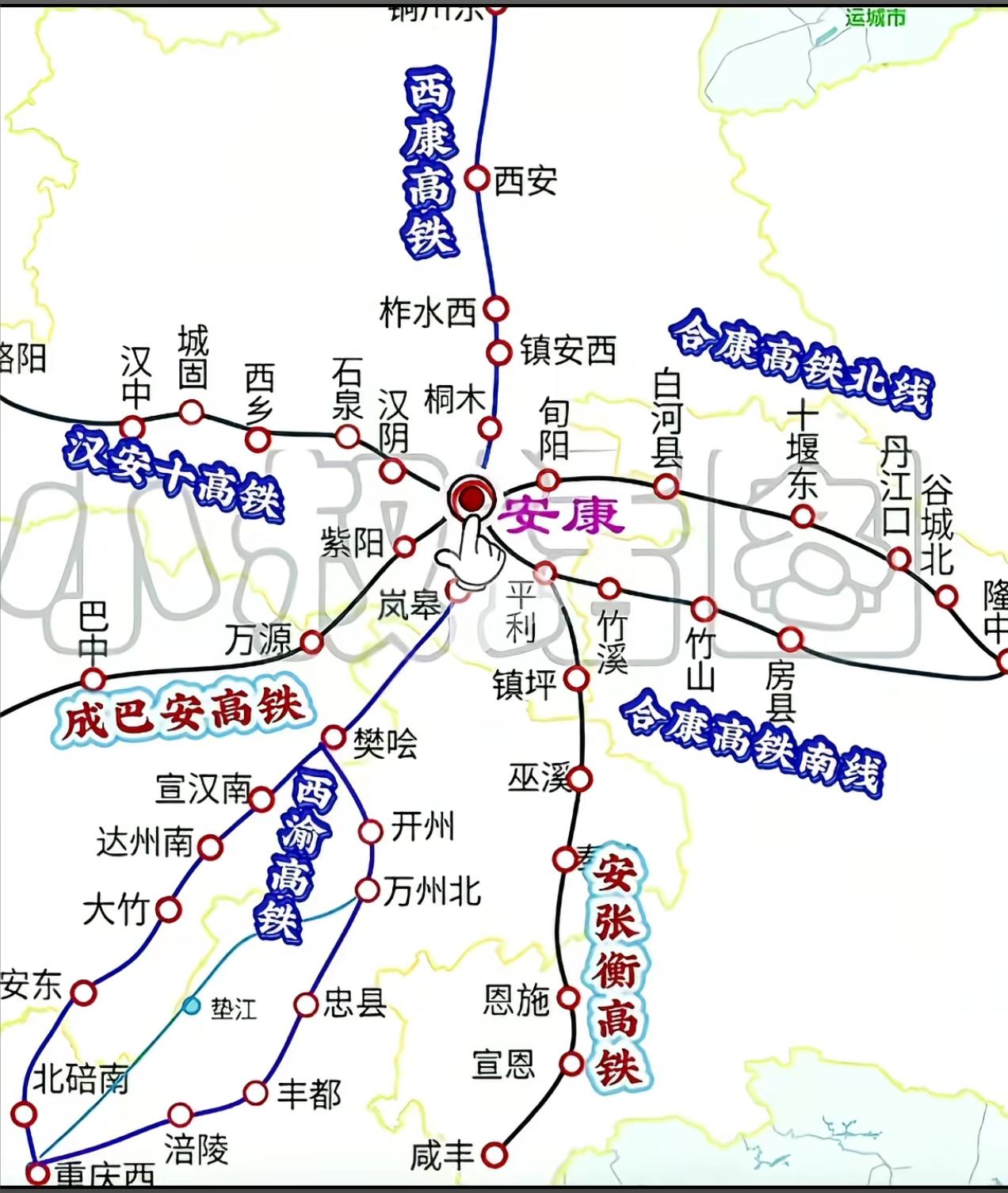 安康去往武汉，有两条方案:方案一：安康西‑西安东，45分钟抵达，站内换