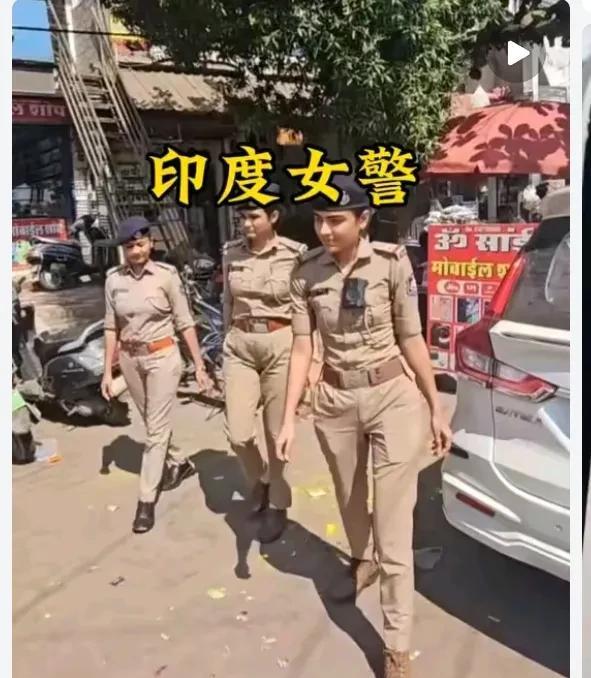 印度街头的女警，不知道她们敢不敢晚上出来巡逻？