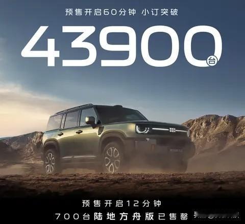 1小时小订4.39万台？吉利这台“方盒子”，把牌打得有点太满了！19.98万