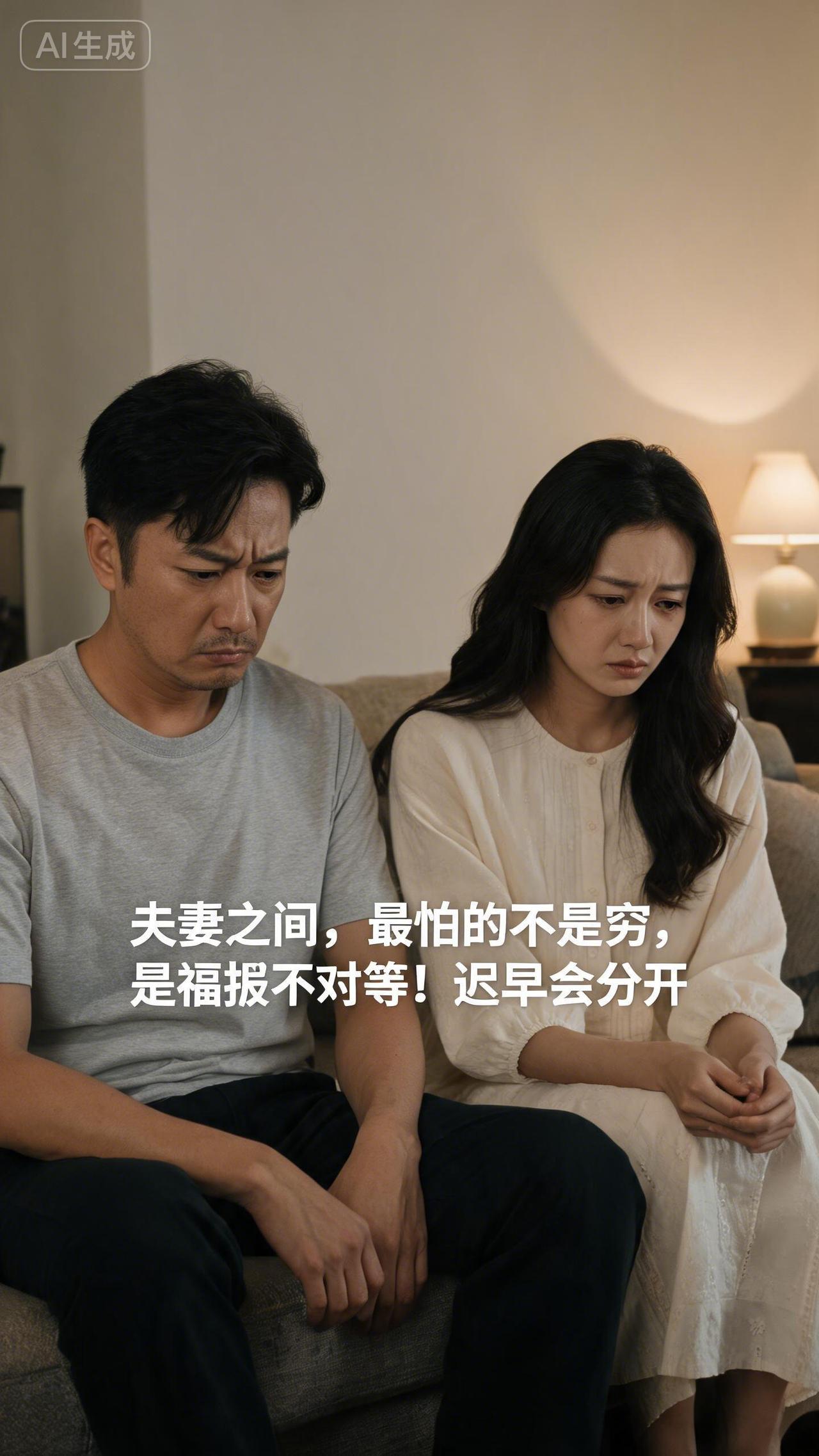老一辈人讲，夫妻之间，最怕的不是穷，是福报不对等！迟早会分开。你有没有发现，