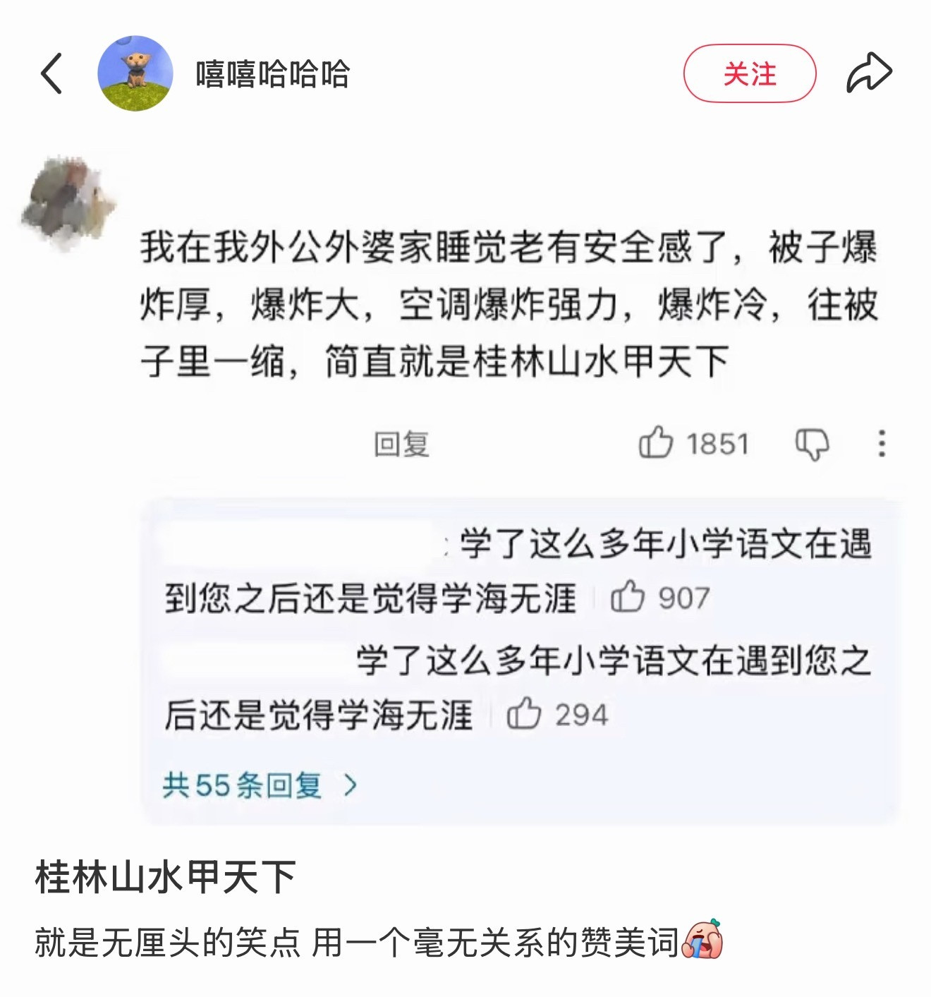 看完这帖子的感觉还真是忽如一夜春风来啊​​​
