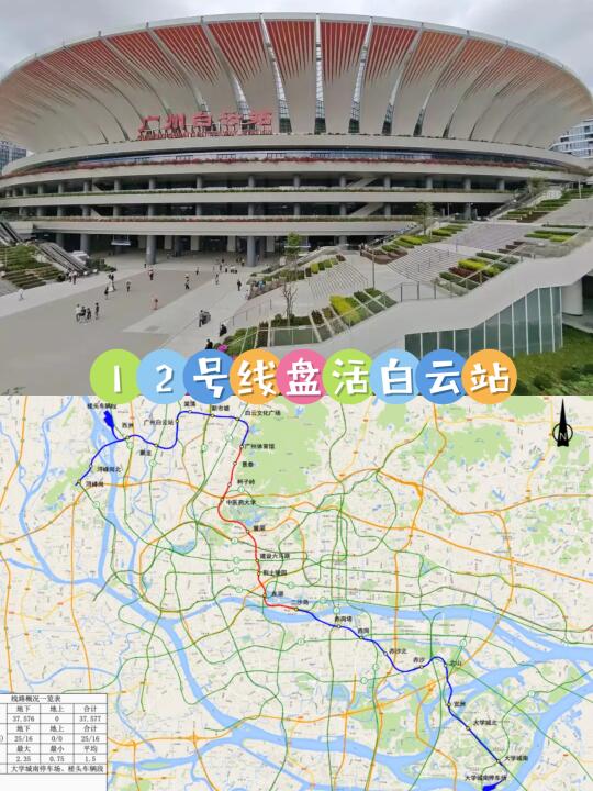 广州地铁12号线开通，白云站迎来大翻身！