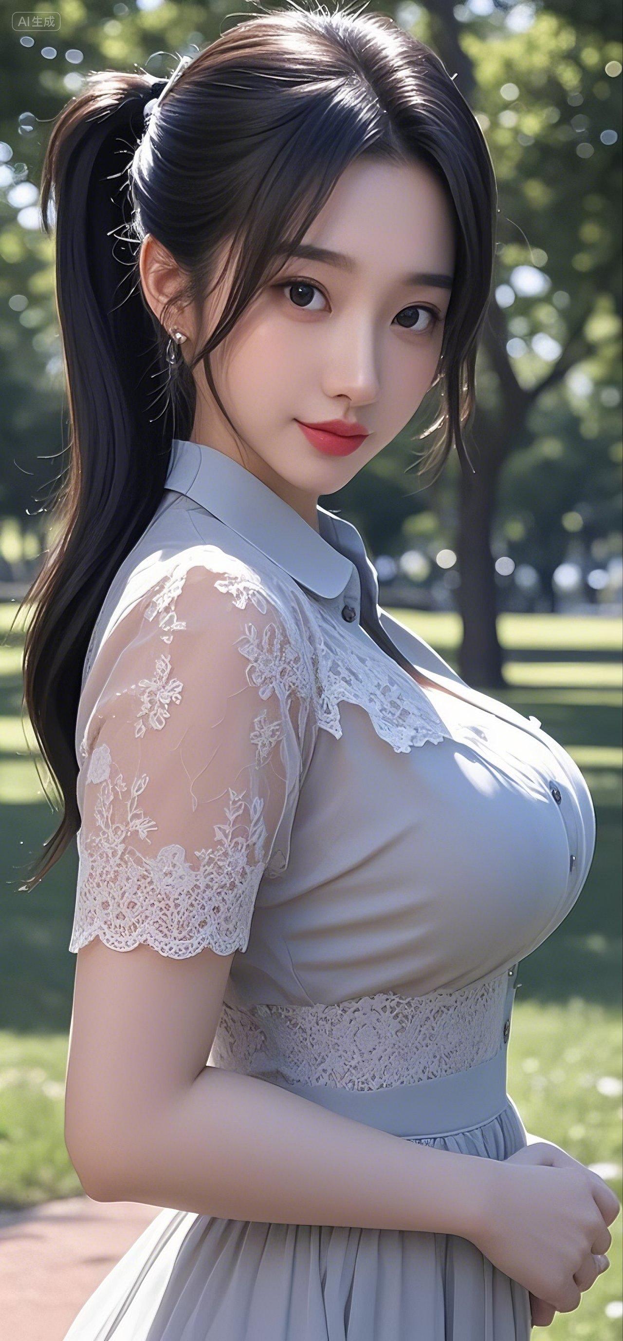 清纯甜美 气质美女 清纯女神 甜美微笑