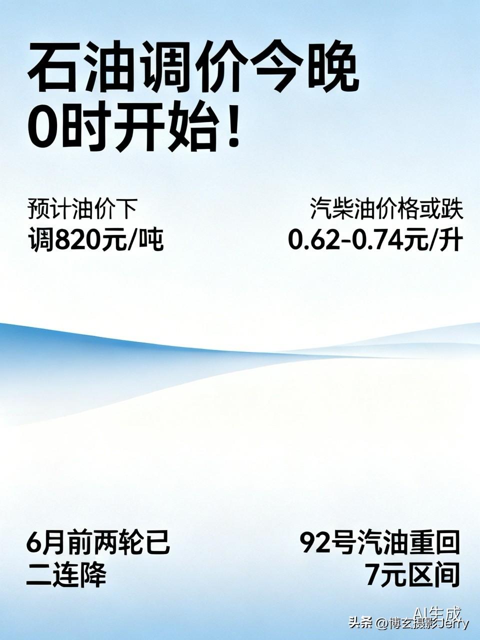 石油调价今晚0时开始！据专业机构预测，受到近期国际油价影响，目前原油变化率达到