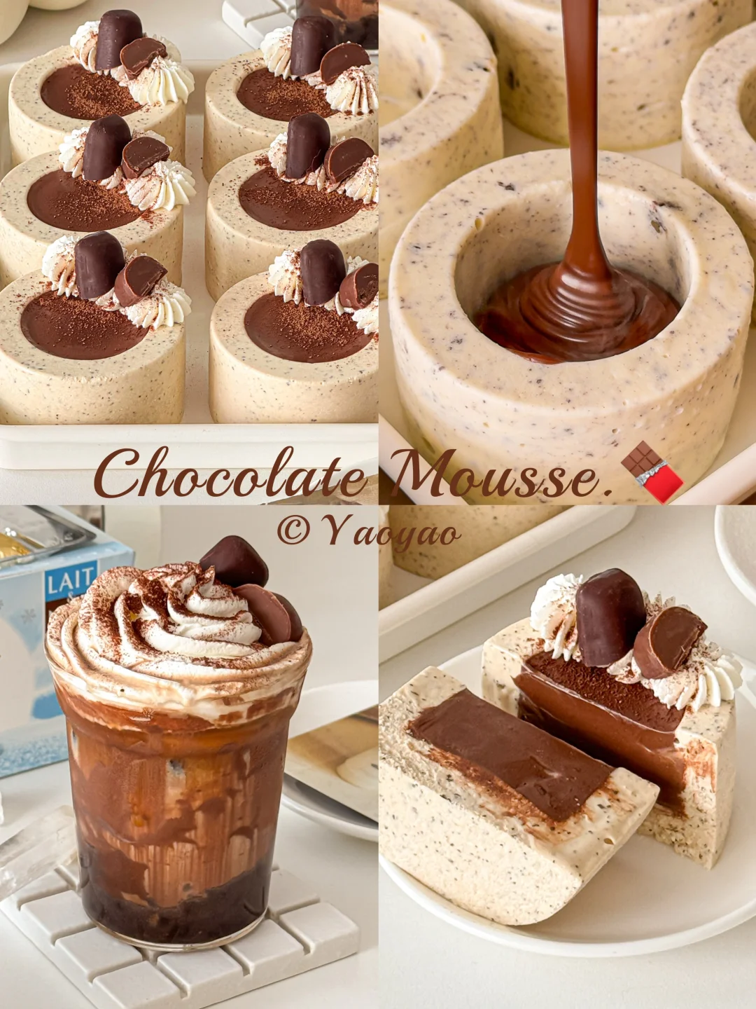 免烤箱‼️伯爵红茶生巧慕斯🍫入口即化超顺滑