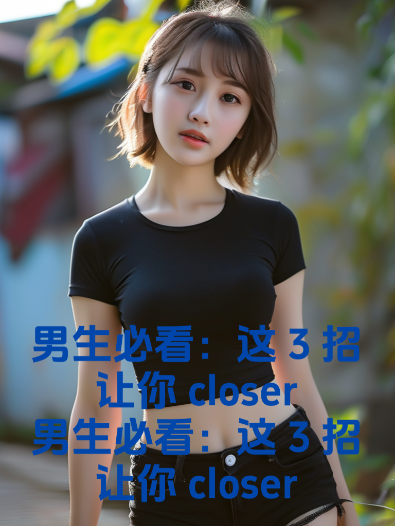 男生必看：这3招让你closer