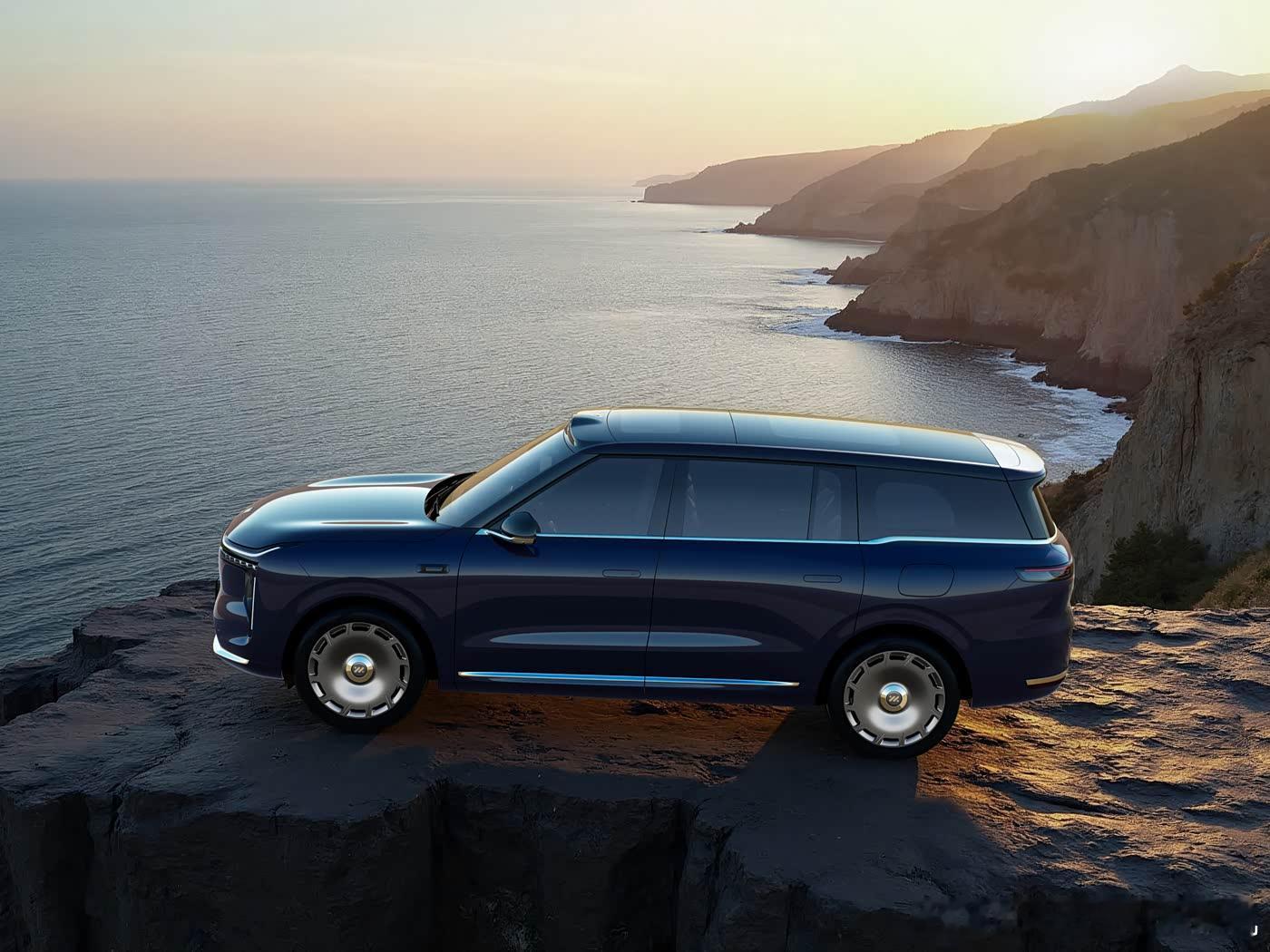 上汽目前最旗舰的大SUV智己LS9,距离亮相也越来越近了。旗舰车型就得大,有超过