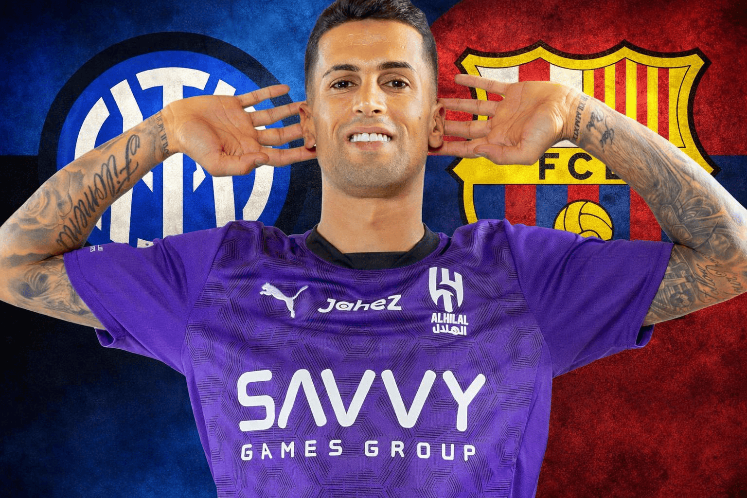 坎塞洛请求再等巴萨1-2天, 如果决定去国米将用一名球员抵价