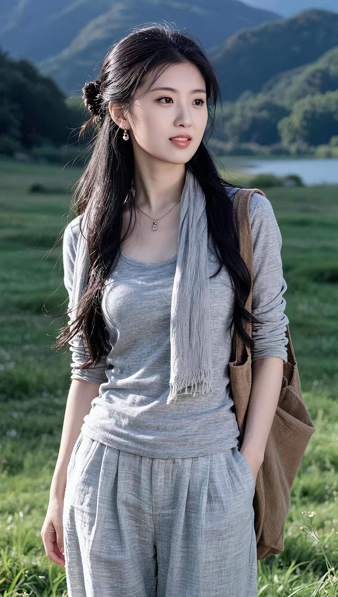 🌿🌸在绿意盎然的田野中，感受大自然的宁静与美好。