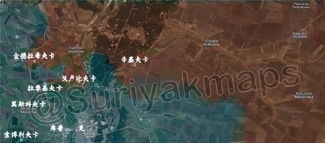 suriyak更新7.9俄乌局势1、库普扬斯克：拉季基夫卡东北的一些阵地仍在乌